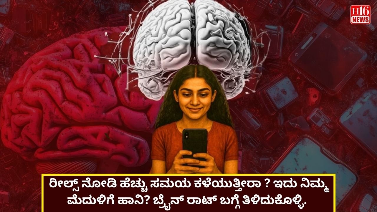 ರೀಲ್ಸ್ ನೋಡಿ ಹೆಚ್ಚು ಸಮಯ ಕಳೆಯುತ್ತೀರಾ ? ಇದು ನಿಮ್ಮ ಮೆದುಳಿಗೆ ಹಾನಿ? ಬ್ರೈನ್ ರಾಟ್ ಬಗ್ಗೆ ತಿಳಿದುಕೊಳ್ಳಿ.